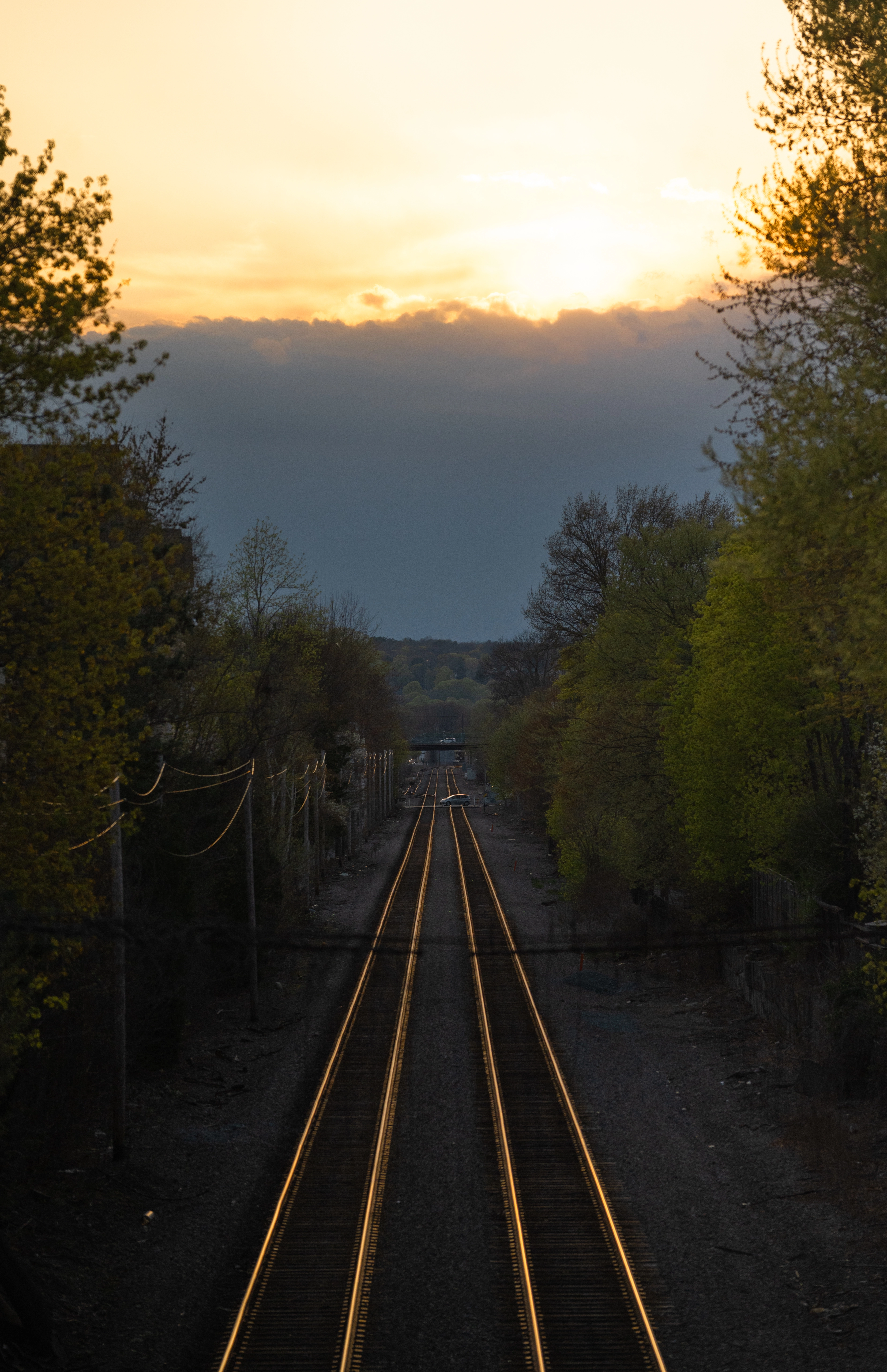 A Railroad Sunset