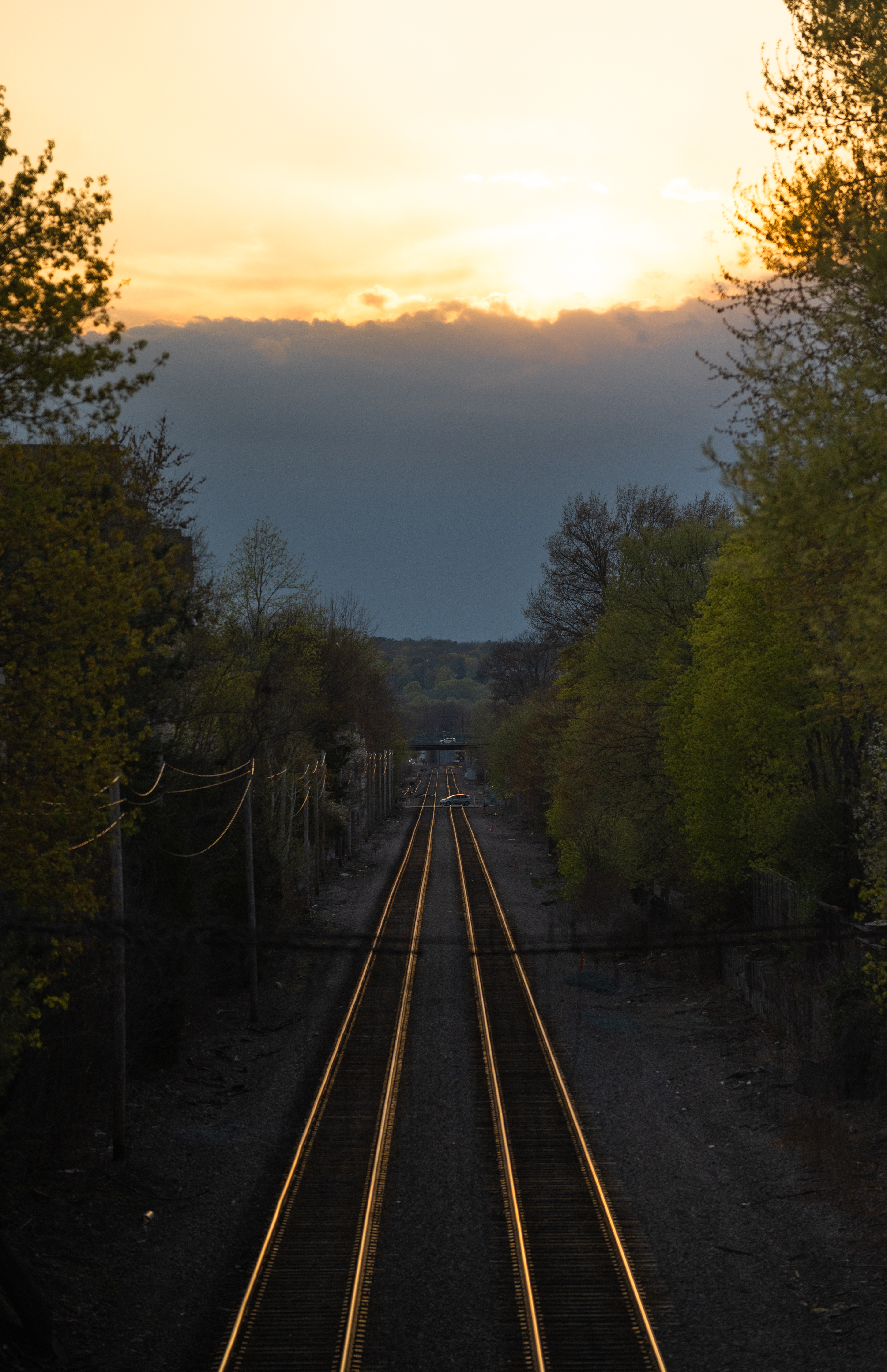 A Railroad Sunset
